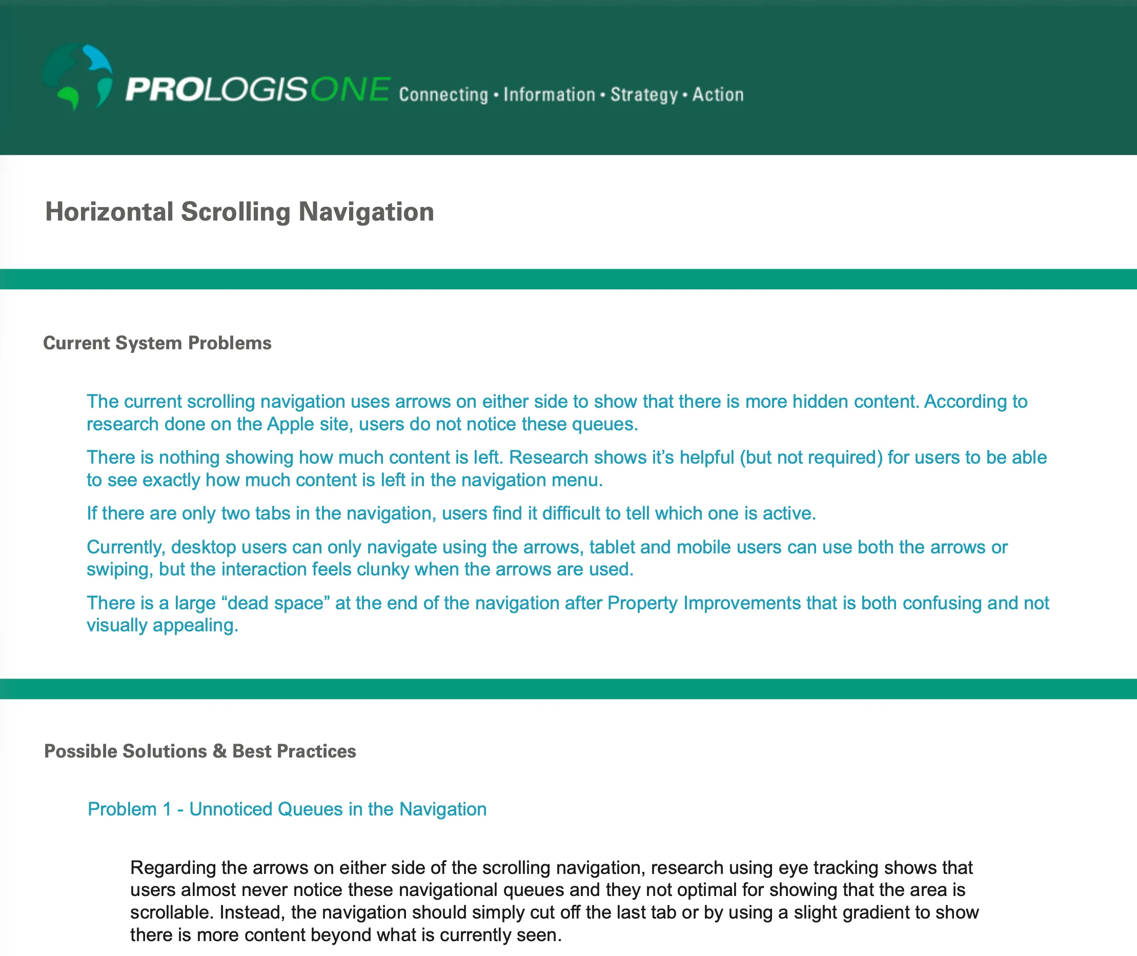 Navigation whitepaper cover page